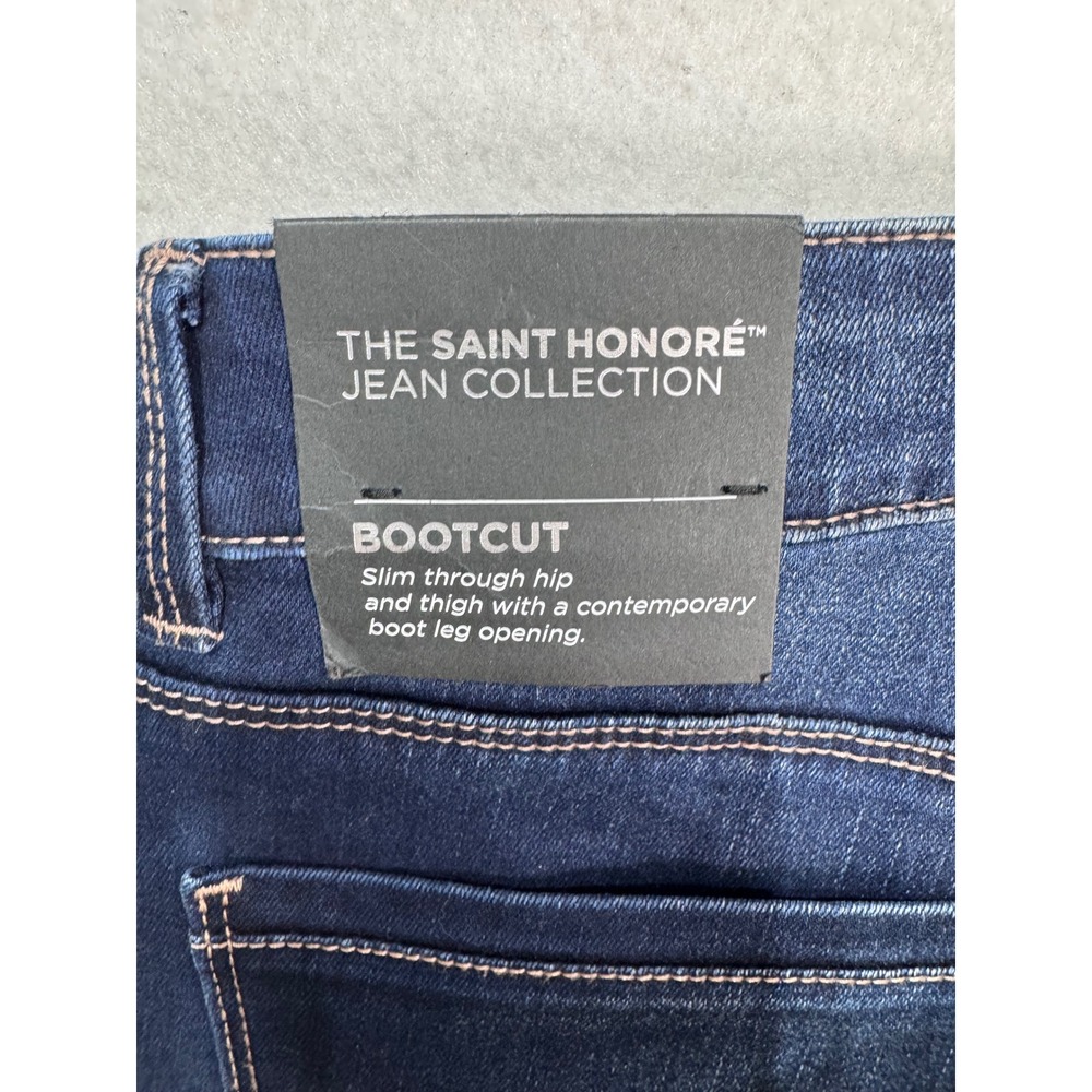White House Black Market 8S Blue Jeans Women's Contour Bootcut Saint Honore New - Picture 4 of 7